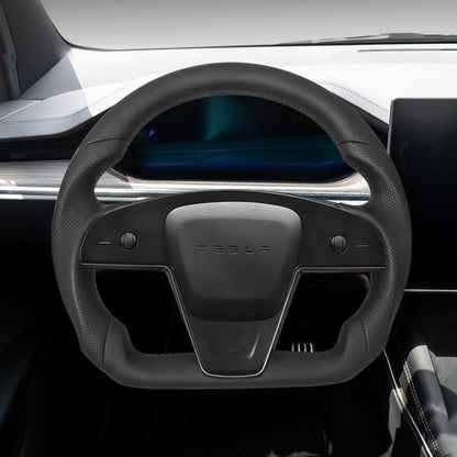 Round Steering Wheel Replacement for Tesla Model S / X 2021-2025