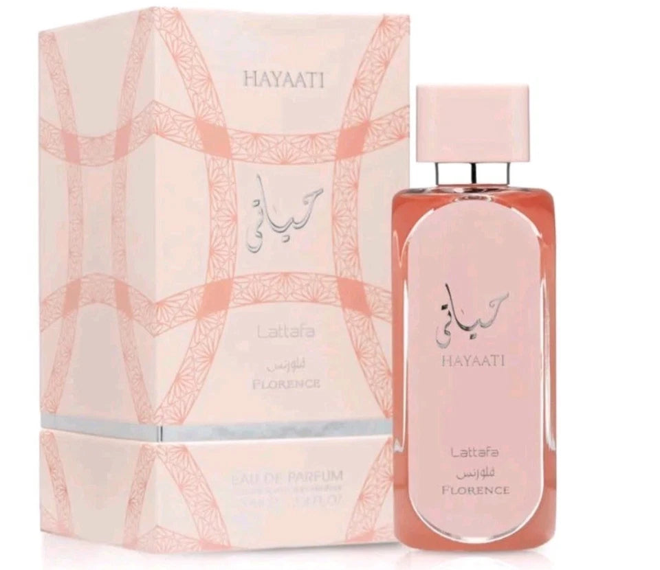 Lattafa Hayaati Florence Eau de Parfum 100ml Long Lasting Perfume for Women