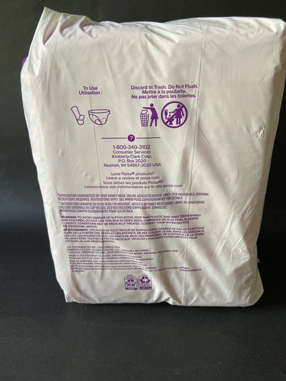 Poise Maximum Regular 48 Pads/Serviettes