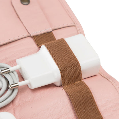 Salida Travel Pouch and Premium Leather Cable Organizer