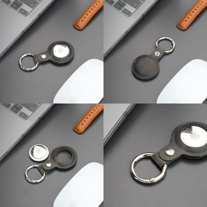 Saratoga Leather AirTag Holder