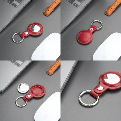 Saratoga Leather AirTag Holder