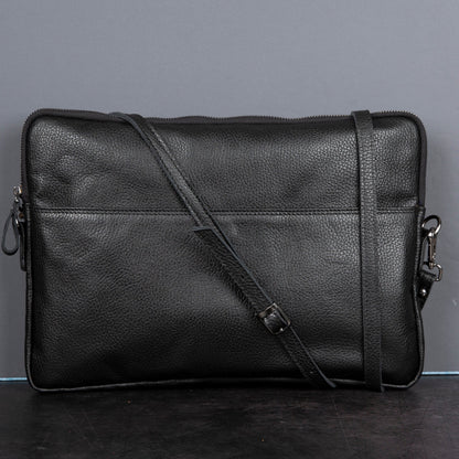 Seward Leather Laptop Bag with Shoulder Strap - MacBook Sleeve 14" & 16"