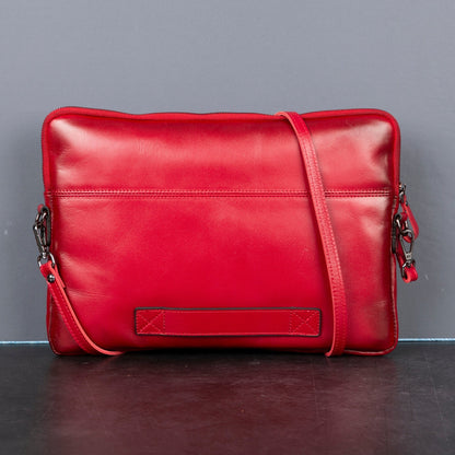 Seward Leather Laptop Bag with Shoulder Strap - MacBook Sleeve 14" & 16"
