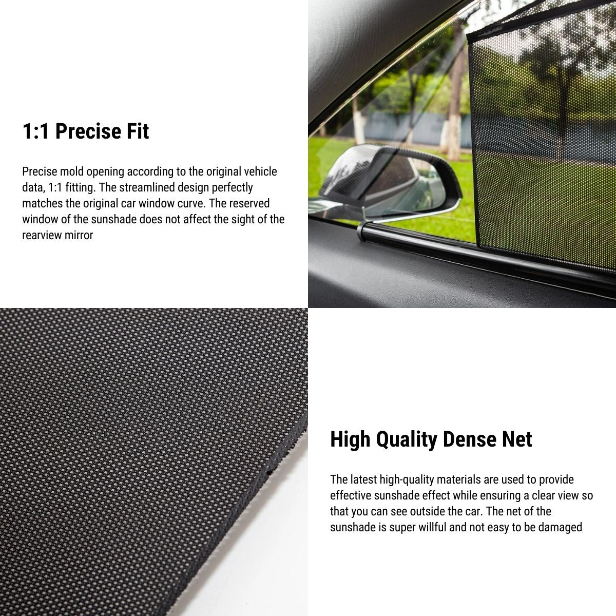 Side Window Shade for Tesla Model 3