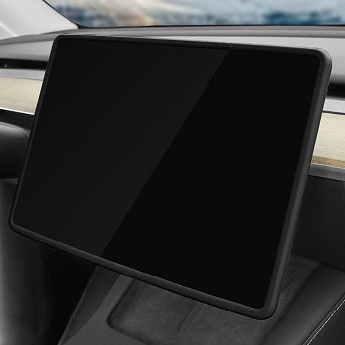 Silicone Central Screen Protector Frame for Tesla Model 3 / Y