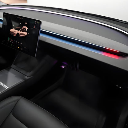 BSD Blind Spot Monitor RGB Ambient Lighting for Model 3/Y | OEM Screen Control
