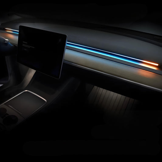 BSD Blind Spot Monitor RGB Ambient Lighting for Model 3/Y | OEM Screen Control