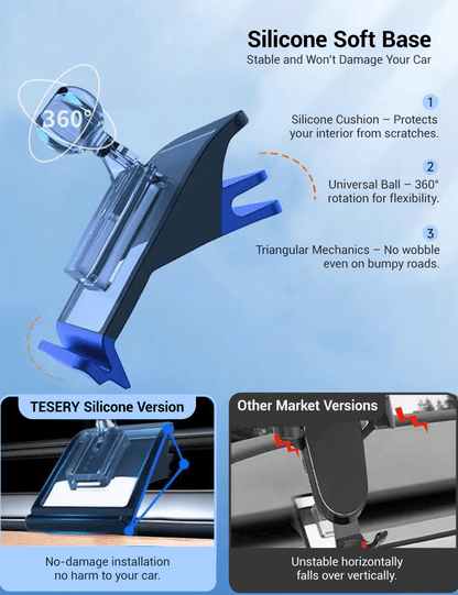 Solar Mobile Phone Holder for Tesla Model 3/Y