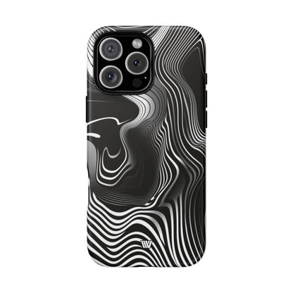 ABSTRACT ZEBRA STRIPES | Tough Phone Case