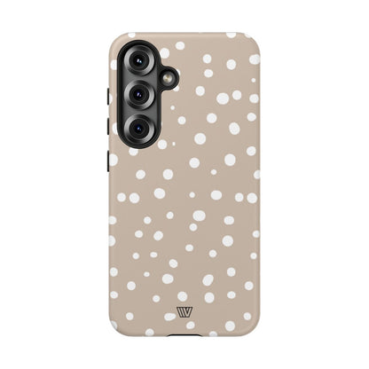 BEIGE DOTS | Tough Phone Case