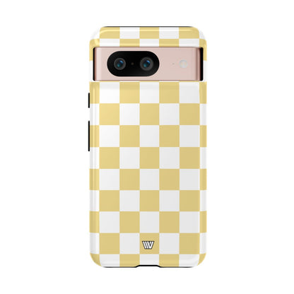 BANANA YELLOW CHECKERBOARD | Tough Phone Case