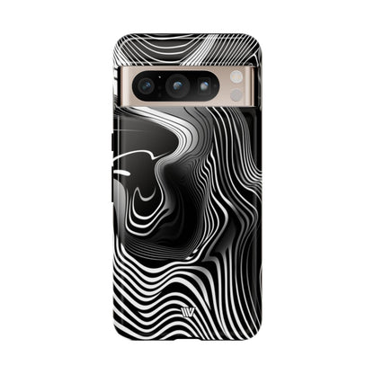 ABSTRACT ZEBRA STRIPES | Tough Phone Case