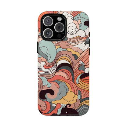 ABSTRACT DOODLE CLOUDS | Tough Phone Case