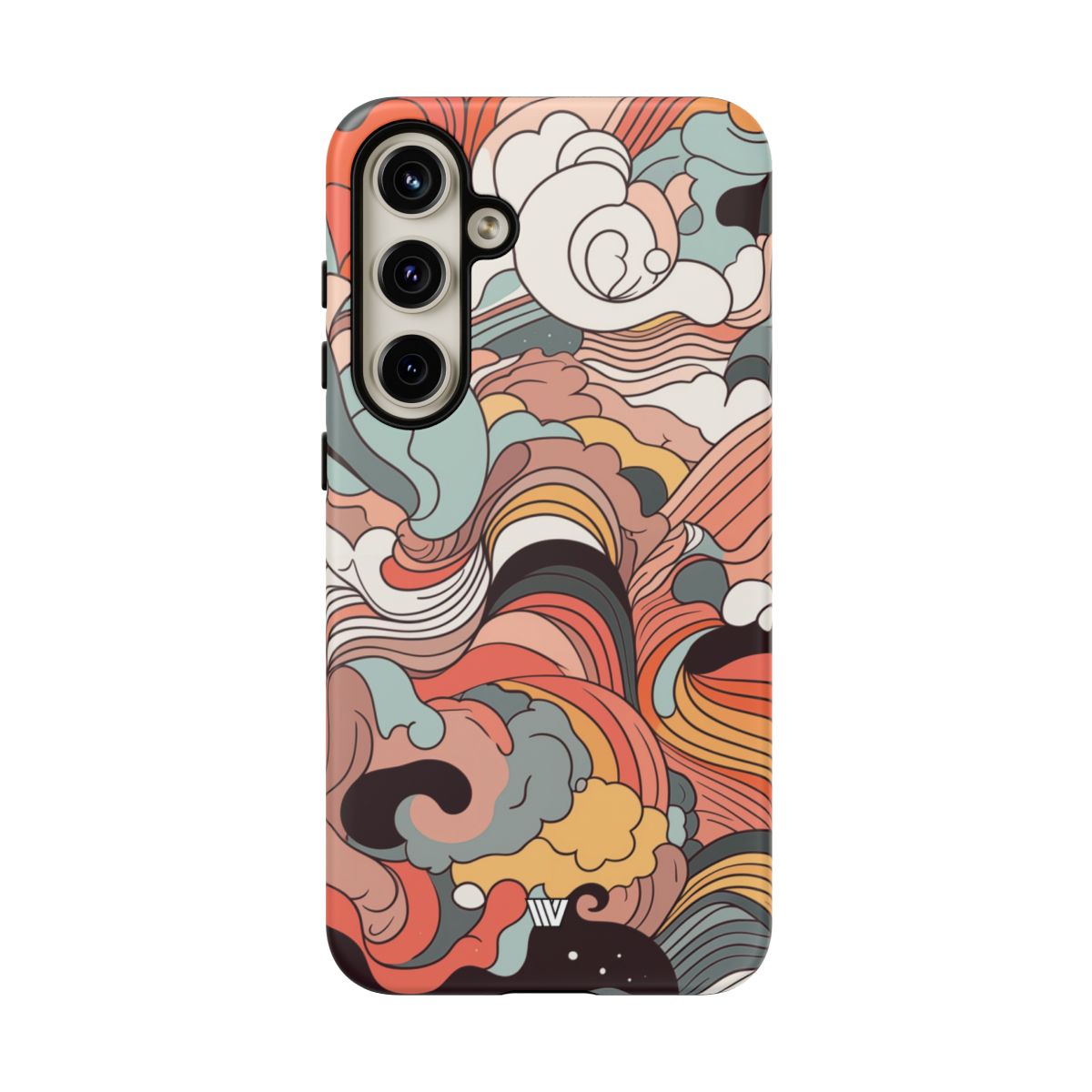 ABSTRACT DOODLE CLOUDS | Tough Phone Case