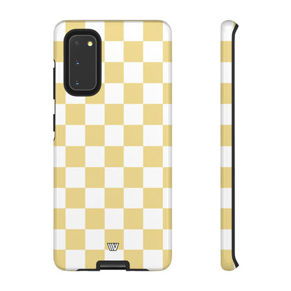 BANANA YELLOW CHECKERBOARD | Tough Phone Case