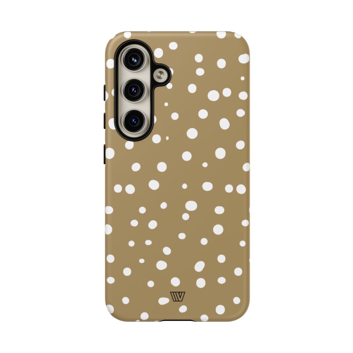 DARK BEIGE DOTS | Tough Phone Case