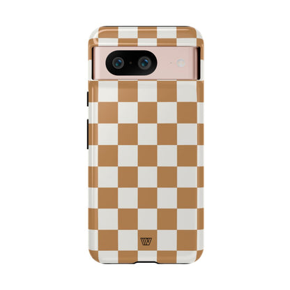 CHESTNUT CHECKERBOARD | Tough Phone Case