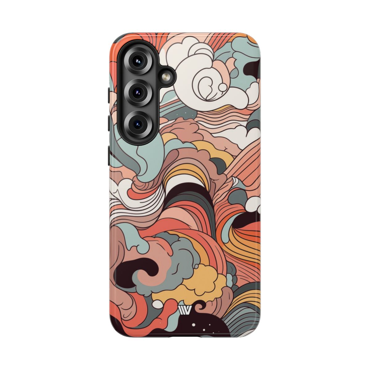 ABSTRACT DOODLE CLOUDS | Tough Phone Case