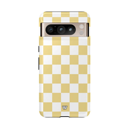 BANANA YELLOW CHECKERBOARD | Tough Phone Case