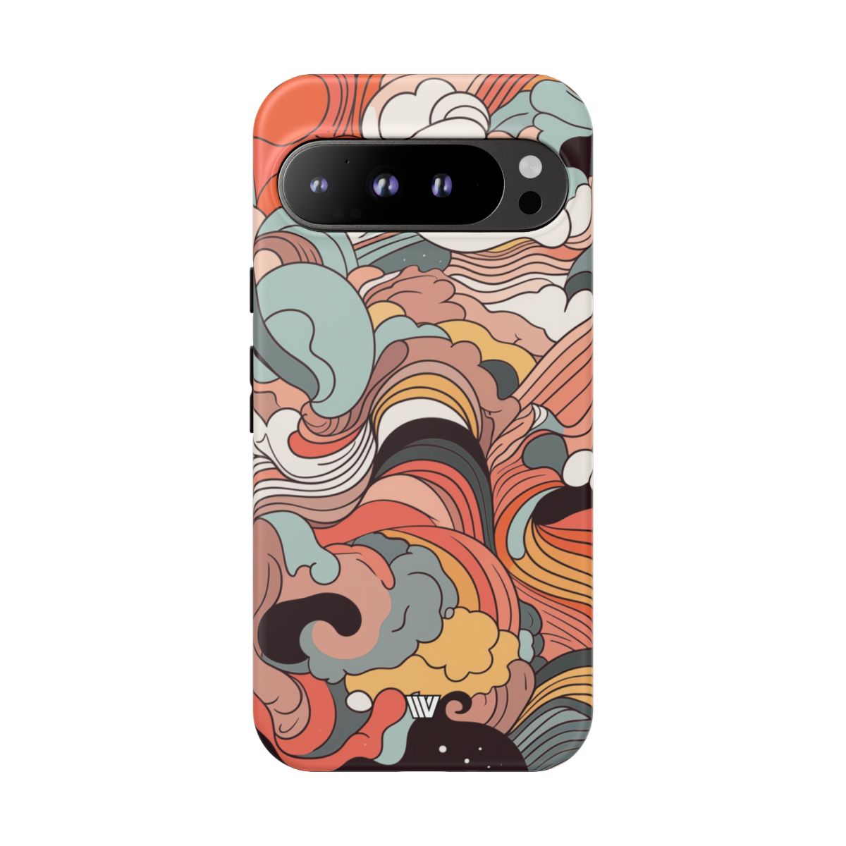 ABSTRACT DOODLE CLOUDS | Tough Phone Case