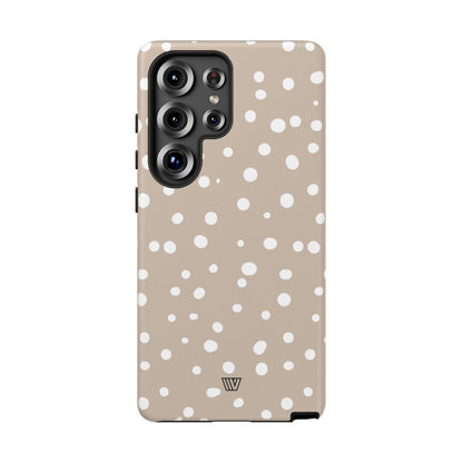 BEIGE DOTS | Tough Phone Case