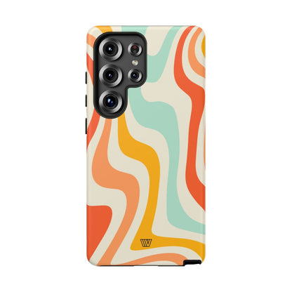 RETRO GROOVY SWIRLS | Tough Phone Case