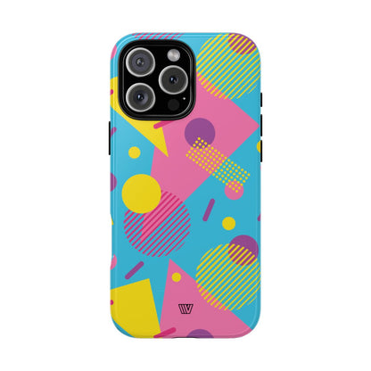 80s / 90s RETRO PATTERN LIGHT BLUE | Tough Phone Case