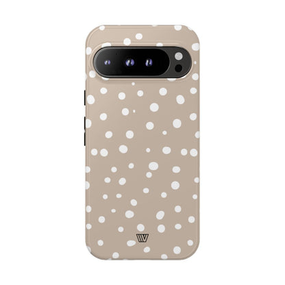 BEIGE DOTS | Tough Phone Case