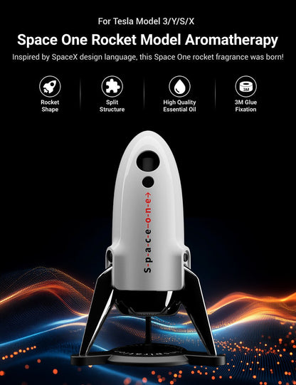 TESERY Space One Rocket Model Perfume for Tesla