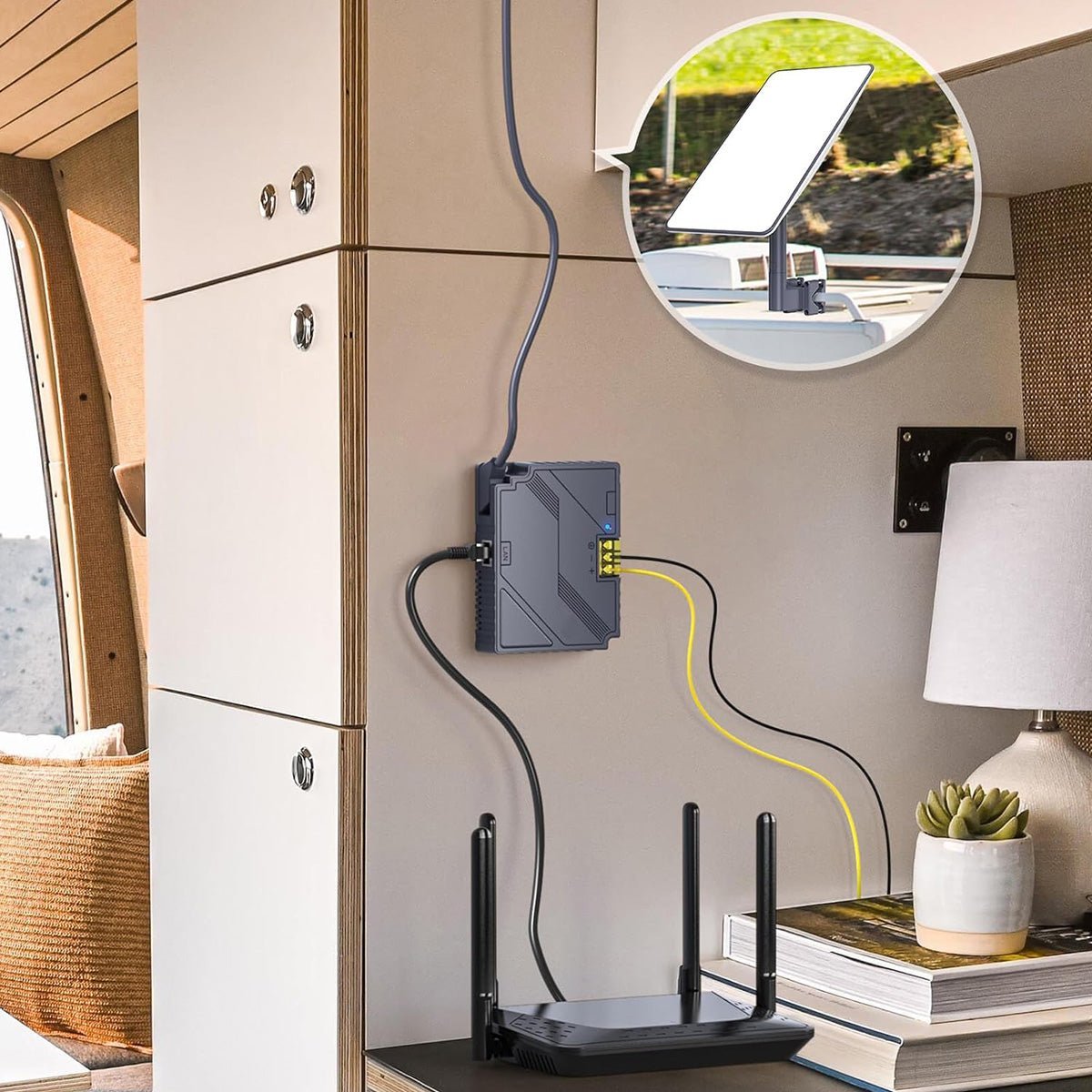 Starlink Gen 2 POE Injector | 3-in-1 DC Power Converter