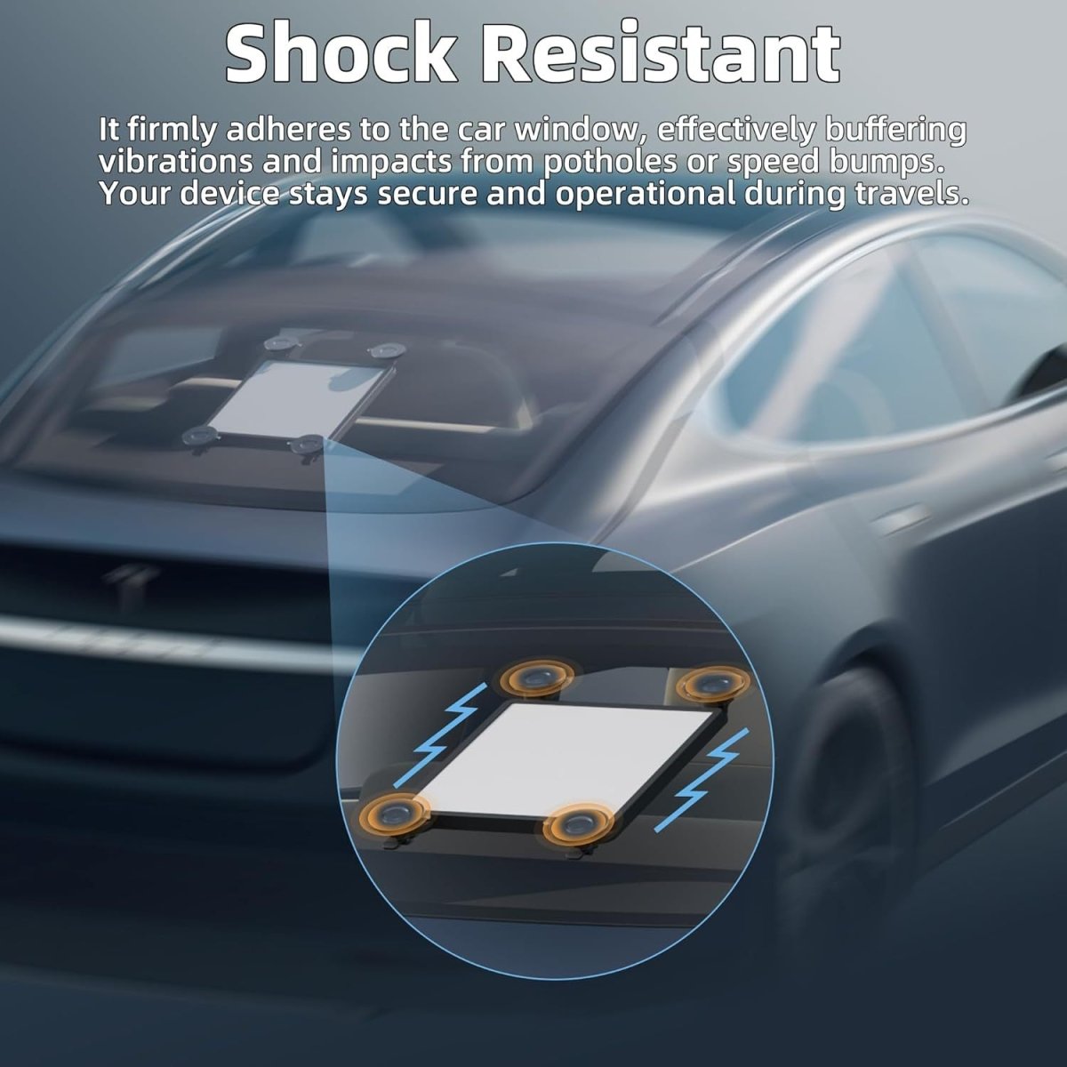 Starlink Suction Cup Mount | Silicone Protective Mount for Car Roof & RV