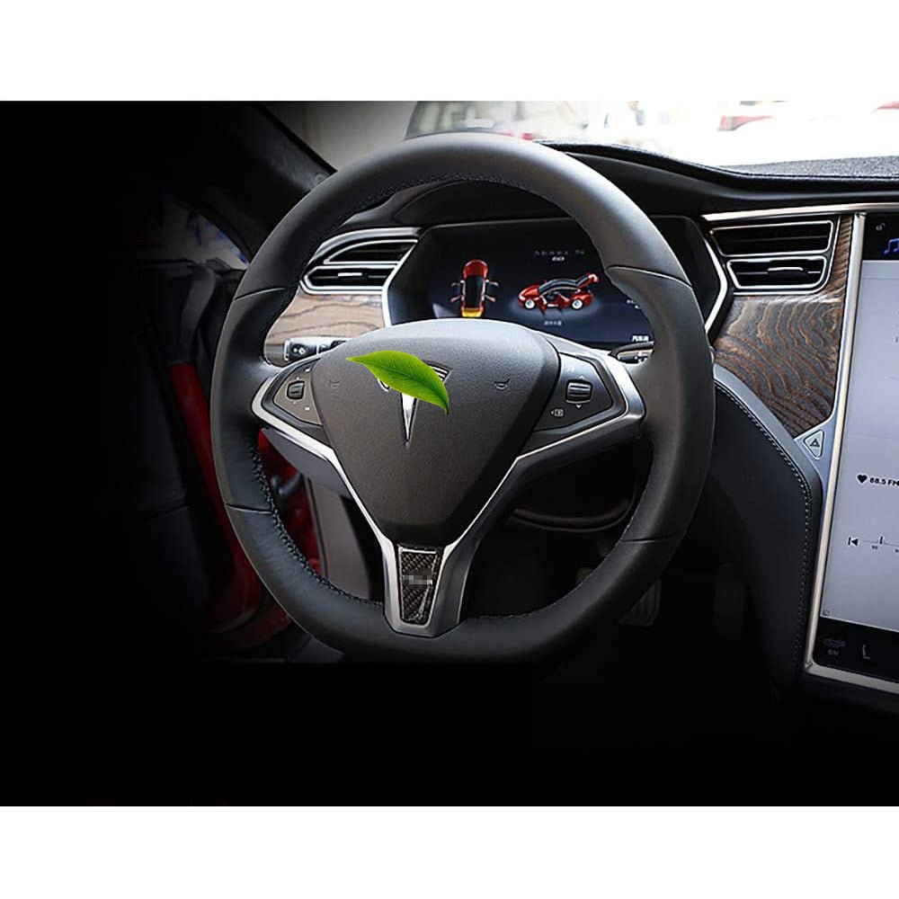 Steering Wheel Interior Sticker for Tesla Model S Model X 2016-2019