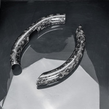 Steering Wheel Trim Covers for New Model Y & Model 3 Highland | Real Dry Carbon Fiber