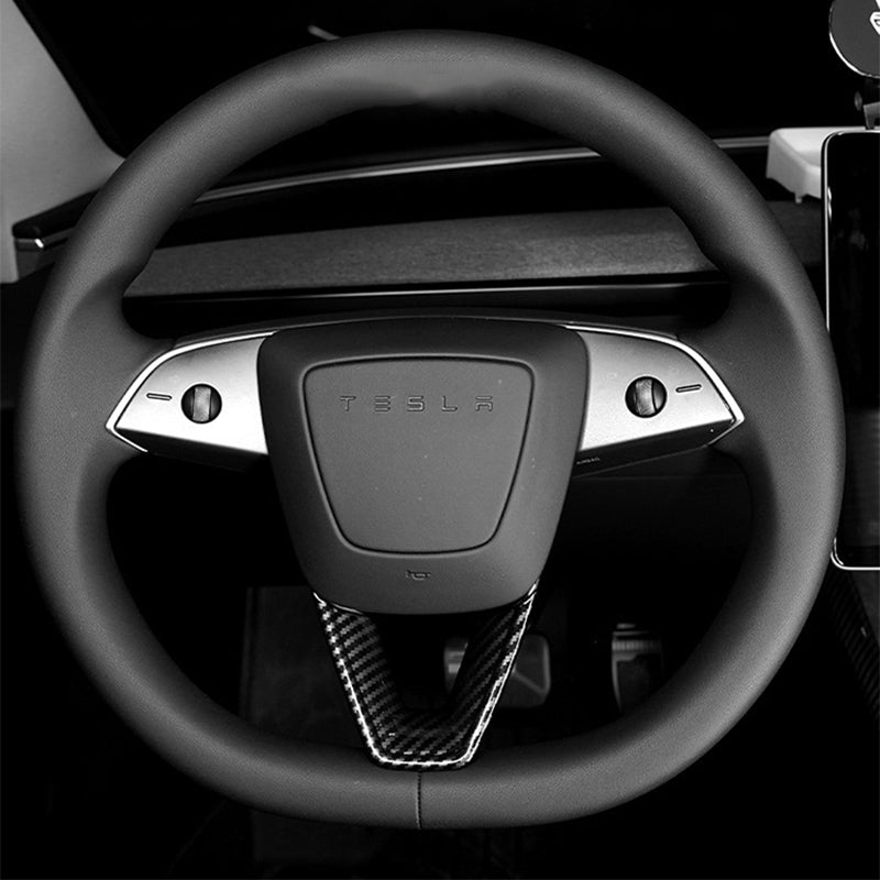 Steering wheel V-cover for Model 3 Highland & Model Y