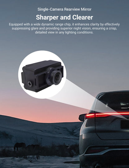 Streaming Rearview Mirror Recorder for Tesla Model 3 Highland / Model Y Juniper（HW4.0）