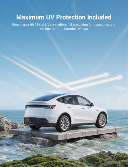 Summer Comfort Pack: Roof & Windshield Shades for Model Y Juniper (BFCM Flash Sale)