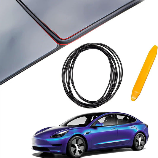 Sunroof Rubber Seal Wind Noise Reduction Kit for Tesla Model Y 2020-ON