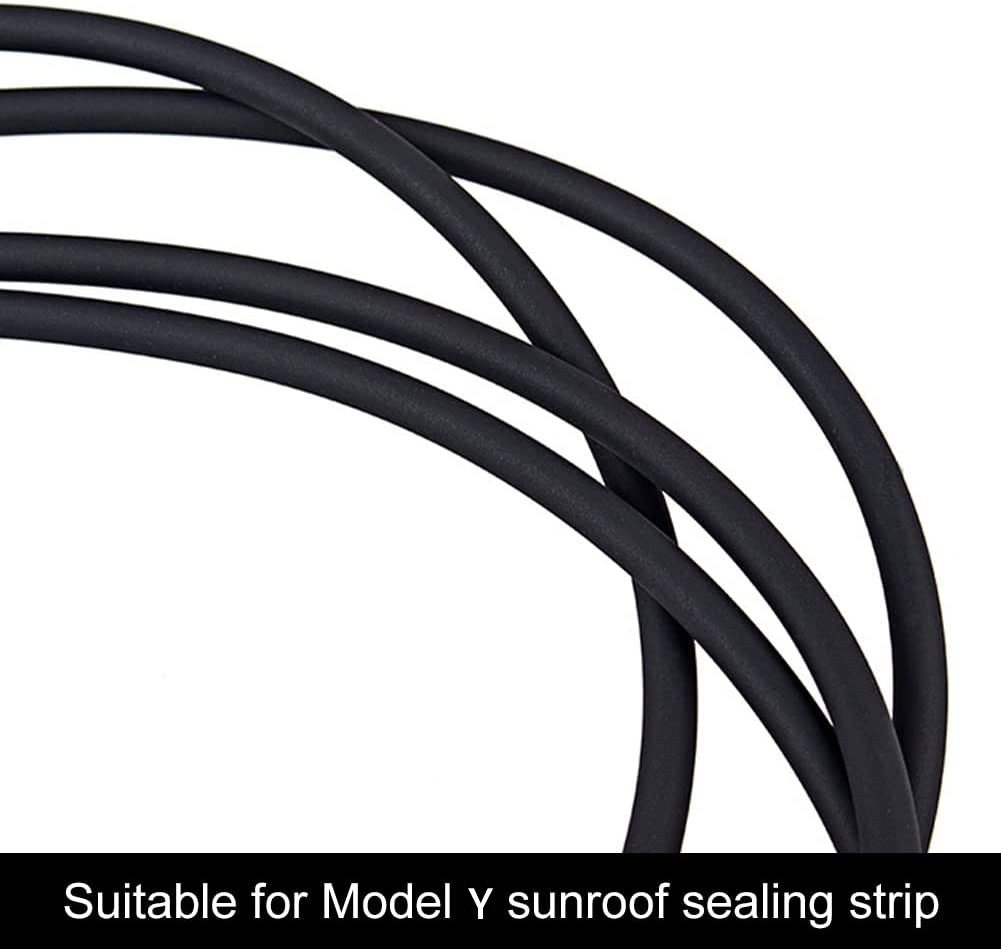 Sunroof Rubber Seal Wind Noise Reduction Kit for Tesla Model Y 2020-ON