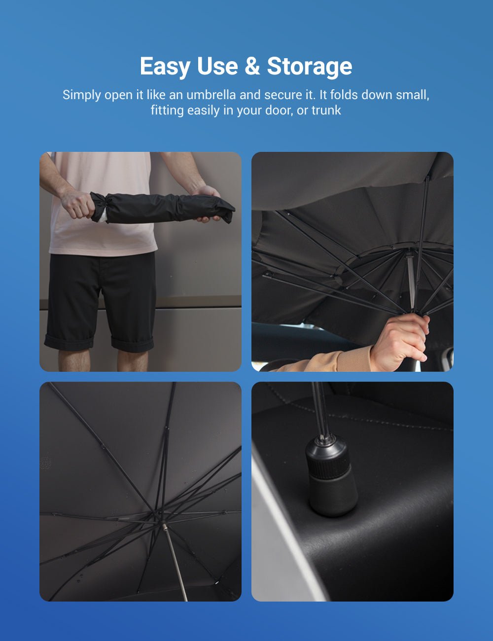 Sunroof Sunshade Umbrella for Tesla Model Y