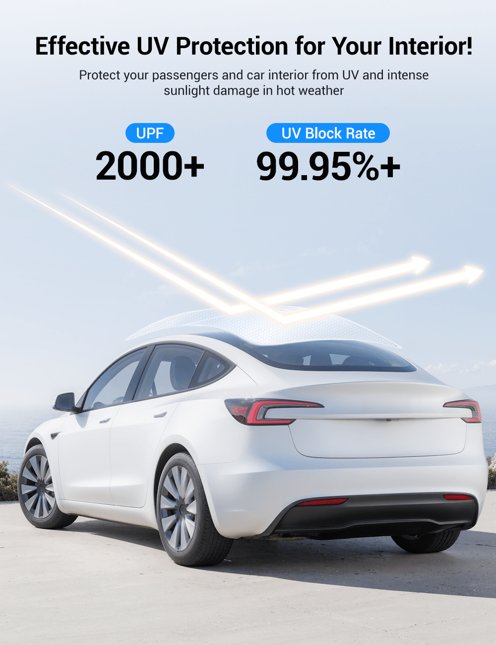 Sunshade for Tesla Model 3