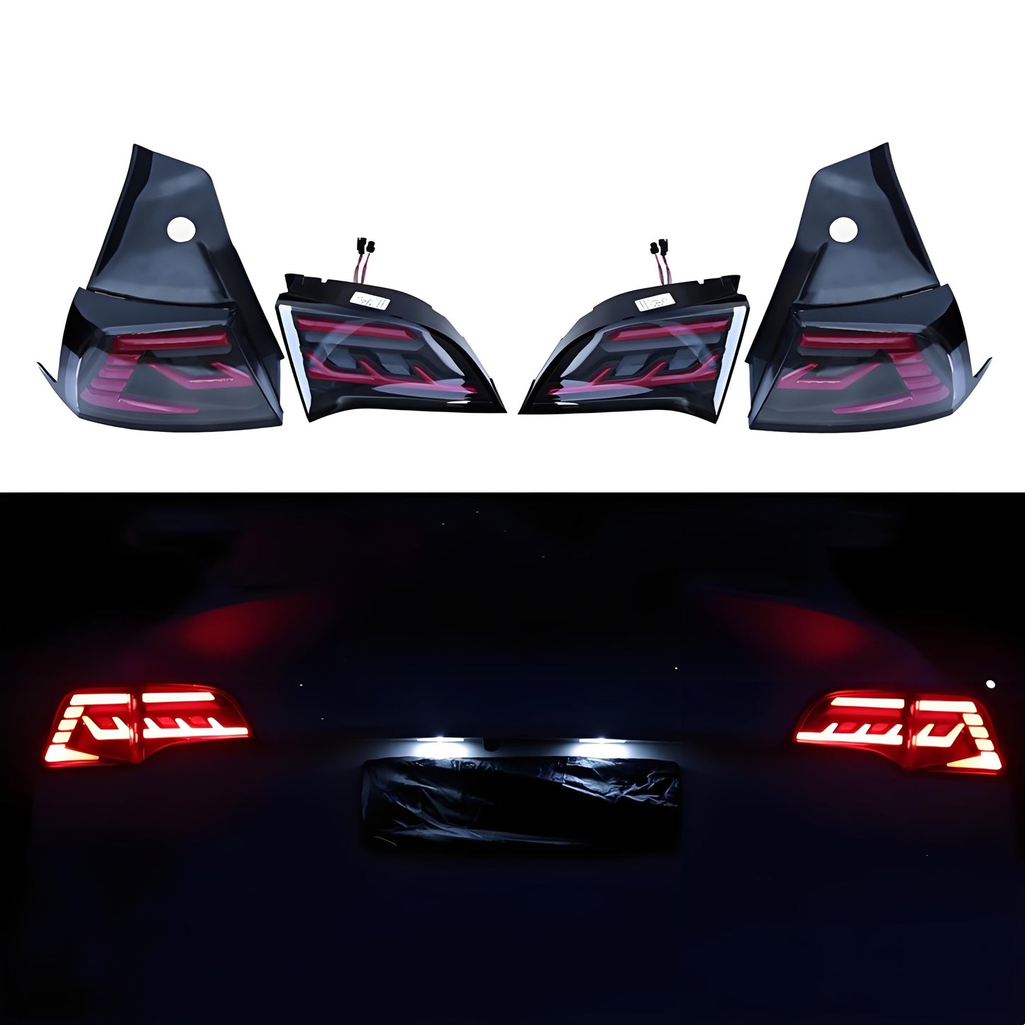 TESERY Full LED Tail Light for Tesla Model 3/Y
