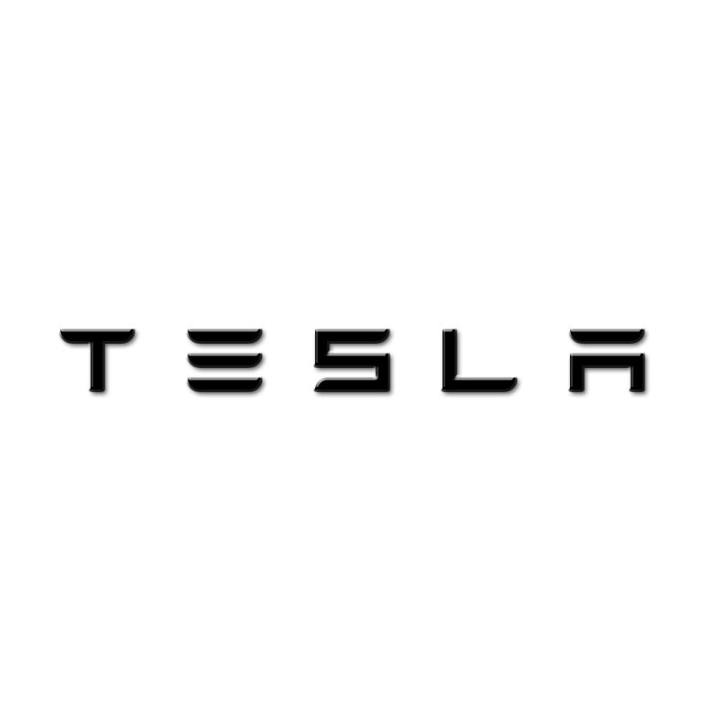 Tailgate Lettered Rear Logo Replacement For Tesla Model 3/Y