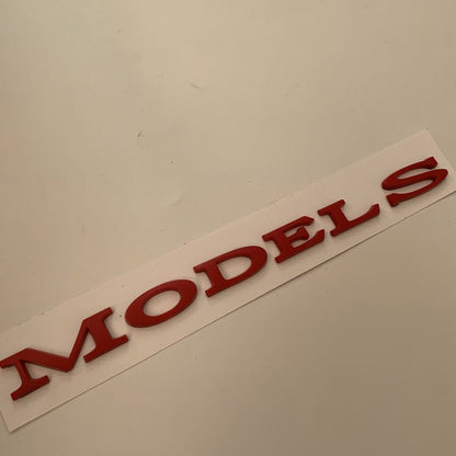 Tailgate Logo Letters Rear Emblems For Tesla Model 3/Y/X/S