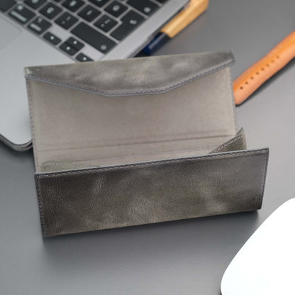 Triangle Leather Glasses Case – Vintage Eyewear Holder