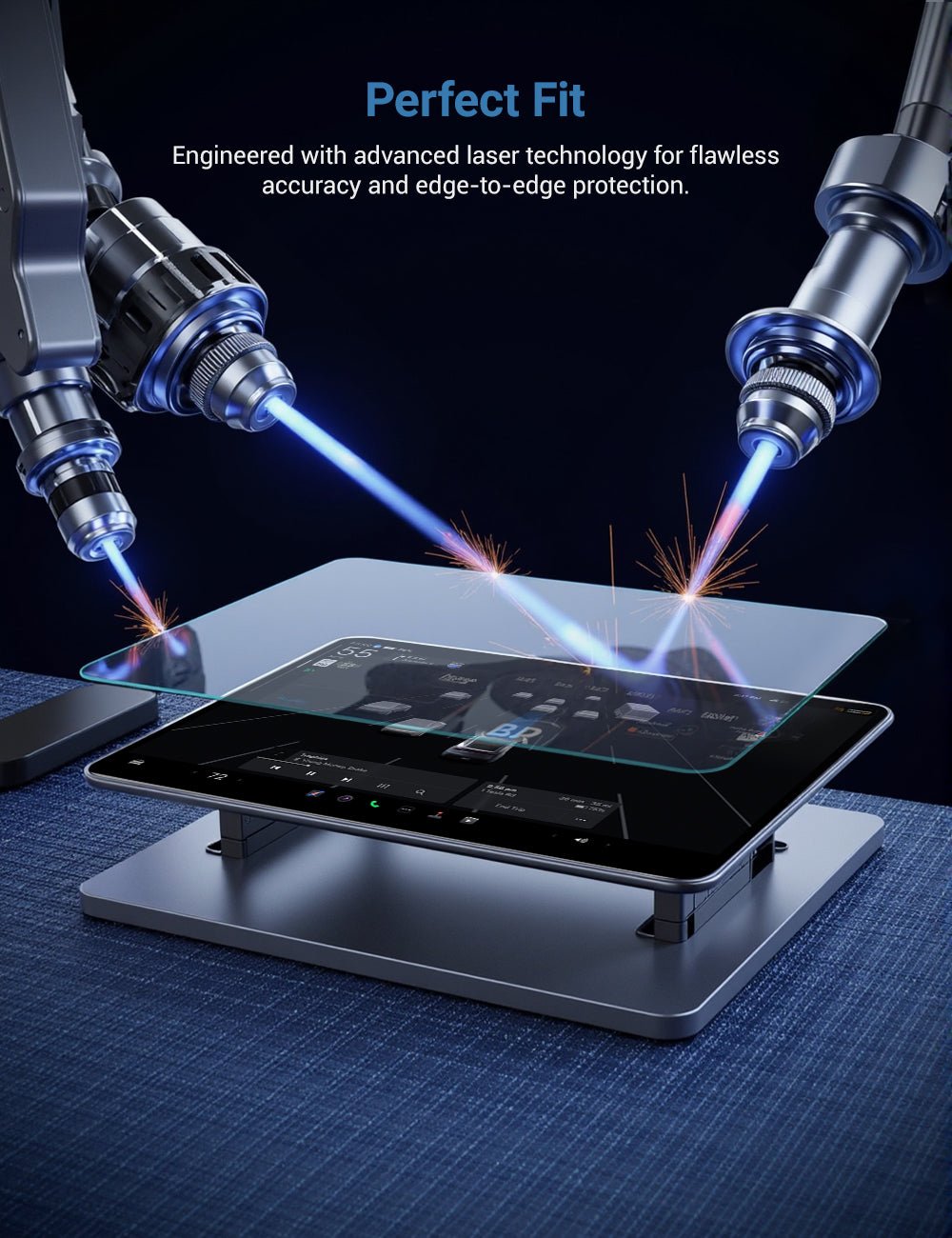 Tempered Glass 9H Screen Protector for Tesla Model 3 / Y