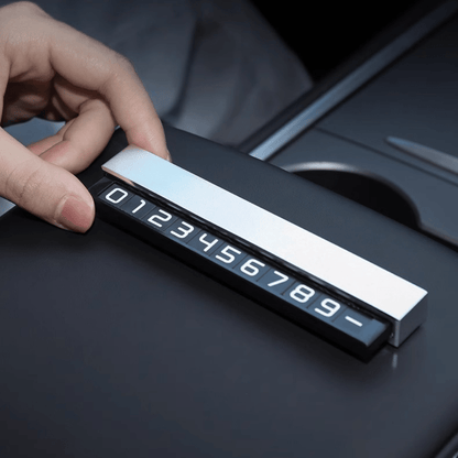 Temporary Parking Phone Display for Tesla Model Y Juniper & Model 3 Highland
