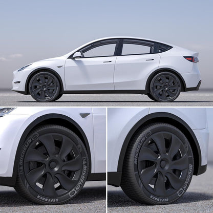 TESERY 18″ 19″ 20″ Wheel Covers for Tesla Model 3 / Model Y (4PCS)