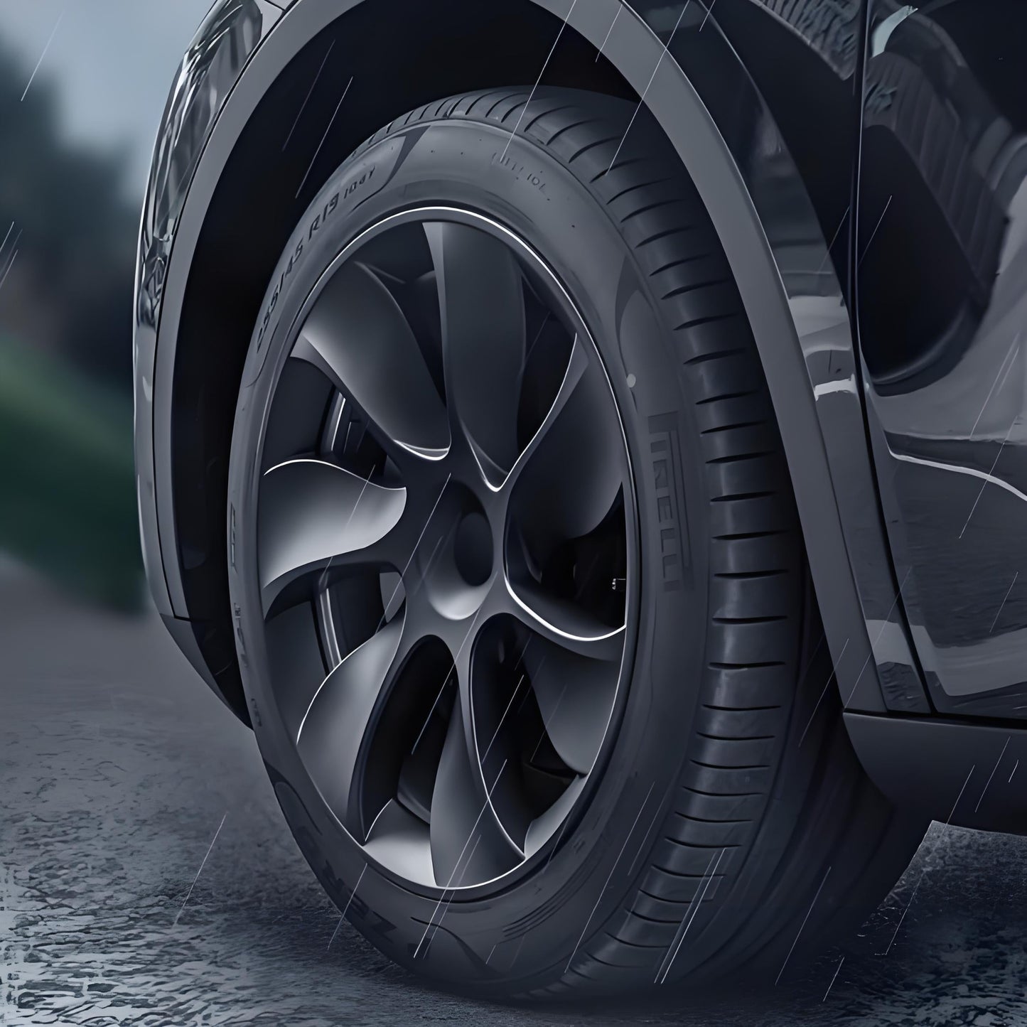 TESERY 18″ 19″ 20″ Wheel Covers for Tesla Model 3 / Model Y (4PCS)