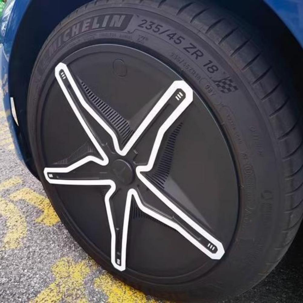 TESERY 18″ 19″ Starfish Style Hubcap for Tesla Model 3/Y (4PCS)
